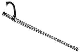 Drawing of a cant hook.
