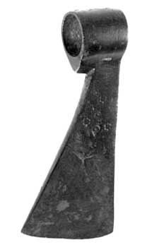 Photo of a 17th-century trade ax.