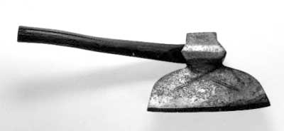 Photo of a Beatty Pennsylvania broad ax.