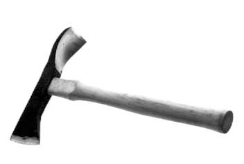 Photo of a modern carving ax or adz.