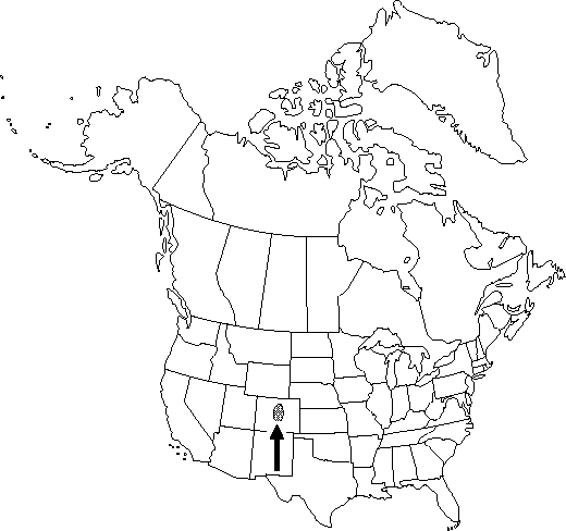 Map of the range of Aquilegia saximontana in North America.