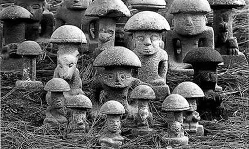 Mushroom stones.