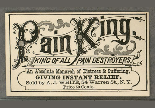 Pain King advertisement.