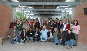 Picture of participants of the Monarch Flyway Conservation Workshop in Mission, Texas, December 2006.