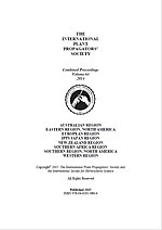 International Plant Propagator's Society Combined Proceedings, Volume 64, 2014 cover.